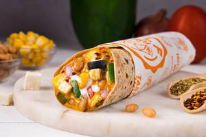Cheesy Mexican Beans Frankie In Whole Wheat Tortilla