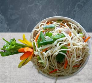 Vegetable hakka noodles
