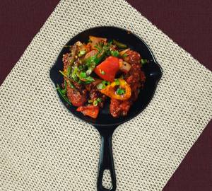 Crispy fried chilli wings