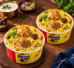 Chicken Dum Boneless Biryani Bowl (2 Nos)