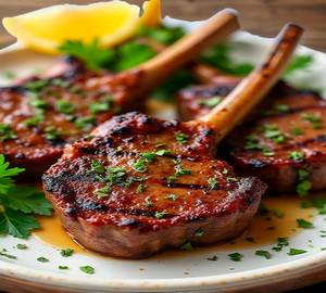 Smokey lamb chops [3 pieces]