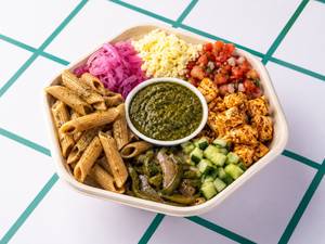 Pesto Pasta & Paneer Salad