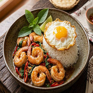 Thai Basil Prawns