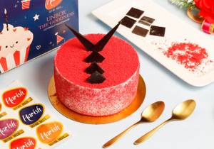 Eggless Red Velvet Cake