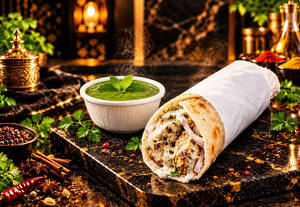 Malai Tikka Wrap