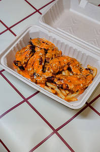 Cheesy Charcoal Chicken Wings