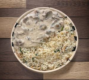 Creamy Mushroom Rice Bowl( Hurb Rice)