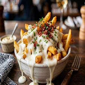 Truffle Cream Cheese Fries