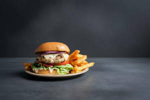 Double Tikki Cheese Burger (Tandoori Sauce)