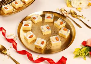 Khoya Kaju Badam Burfi