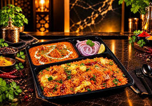 Chicken Schezwan Rice + Chili Chicken Combo
