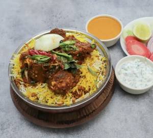 Chicken Dum Biryani Half