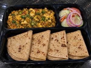 Ruti with egg tadka