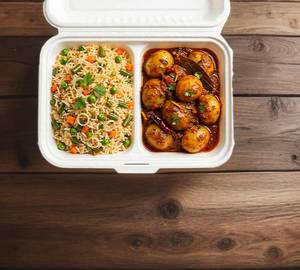Veg Fried Rice &Alur Dom Combo