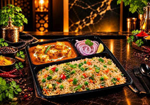 Veg Fried Rice + Paneer Butter Masala