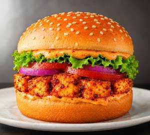 Spicy Paneer Burger