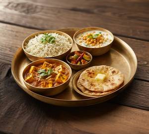 Paneer Masala ComboPaneer Masala+Jeera Rice+riyta+2roti+Salad+Achar