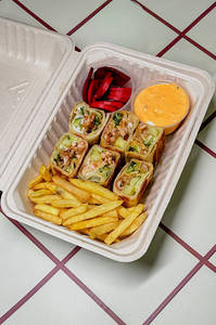Chicken Shawarma Bites & Fries