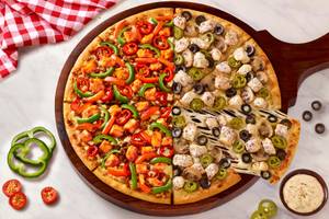 Chicken Tikka & Keema | Cheesy Chicken Fiesta Pizza
