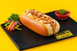 Aloo Tikki Hot Dog