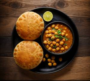 5 puri chole combo