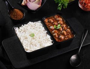 Chole Mini Rice Bowl.