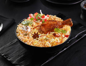 Original Chicken Tangdi Biryani Bowl.