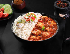 Homestyle Chicken [Steamed Rice] Bowl.
