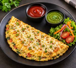 Shredded Cheese Omelette