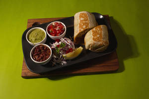 Peri Peri Paneer Steak Burrito Roll
