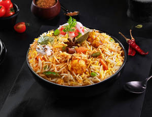 Veg Handi Biryani Bowl.