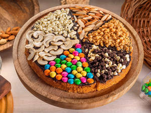 Cookie Dough Dessert Pizza Slice