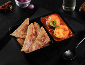 NH1 Dhaba Egg Curry [Paratha] Bowl.
