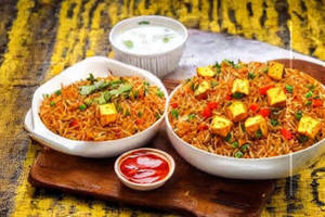 Paneer Triple Schezwan Fried Rice