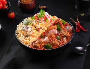 Model Town Kadhai Chicken [Masala Rice] Bowl.