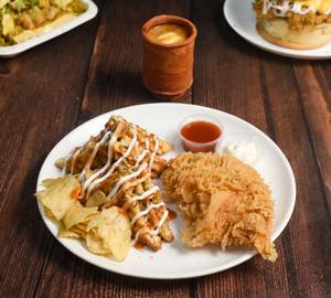 Chicken Sandwich+Chicken Breast 1Pc+Masala Tea