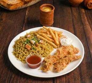 Chicken Maggi+ Chicken Strips 2 Pcs+ Fries