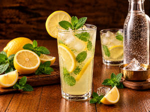 Homemade Lemonade Water