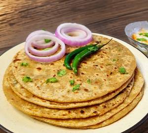 2 aloo pyaz paratha