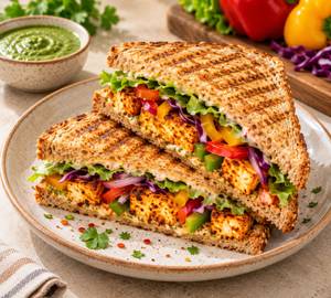 Tandoori Paneer Tikka Sandwich