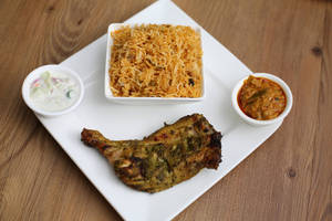 Biryani Rice With Bbq Chicken Combo