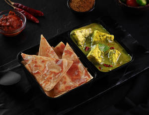 A1 Dhaba Palak Paneer Paratha Bowl.