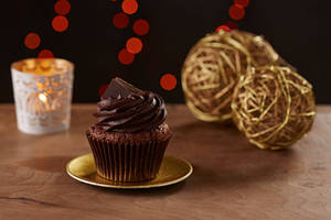 Box Of 4 Dark Chocolate Cupcake