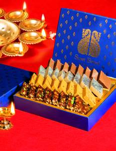 Diwali Special Dry Fruit Barfi Mithai Box (540 Grams)