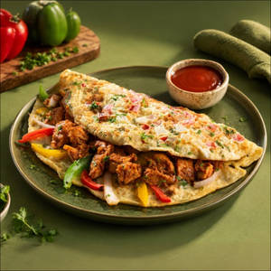 Chicken Tikka Omelette
