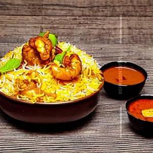 Butter Prawns Biryani