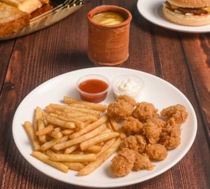 Chicken Pop Corn (Small 16 Pcs)+ French Fries+ Tea Medium Bhand