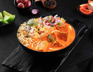 Purani Dilli Paneer Makhani [Masala Rice] Bowl.