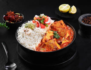 NH1 Paneer Tikka Masala [Steamed Rice] Bowl.
