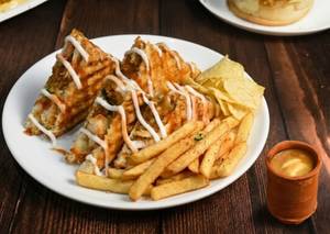 Corn Sandwich+French Fries+Masala Tea
